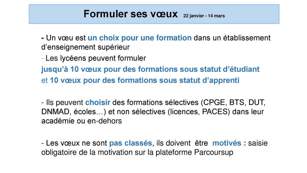 Parcoursup Est La Plateforme De Pr Inscription En Premi Re Ann E Des